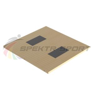 Купить Помост тяжелоатлетический 3х3х0,1м, рез. амортизаторы 1х0,5х0,04м в Наволоках 