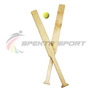 Купить Набор бита для лапты (две биты + один мяч) в чехле в Наволоках 