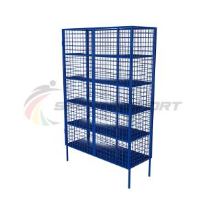 Купить Стеллаж для хранения инвентаря закрытый 1250х500х2000 (разборный) в Наволоках 